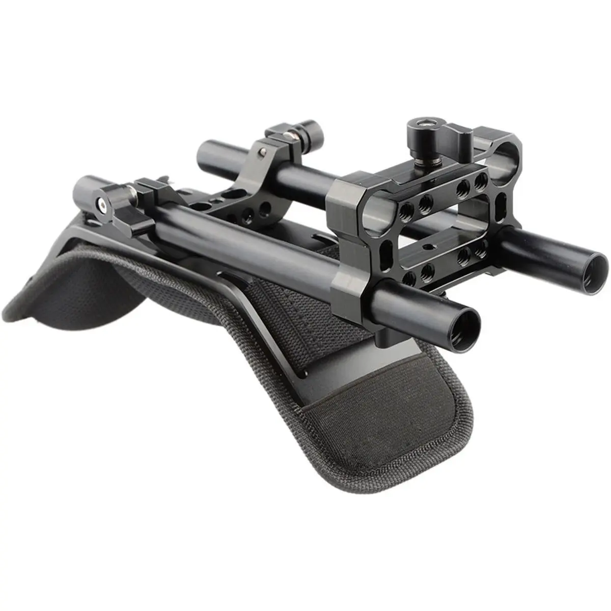 CAMVATE Shoulder Mount Kit for 15mm Rail Support Rig, Riser Railblock