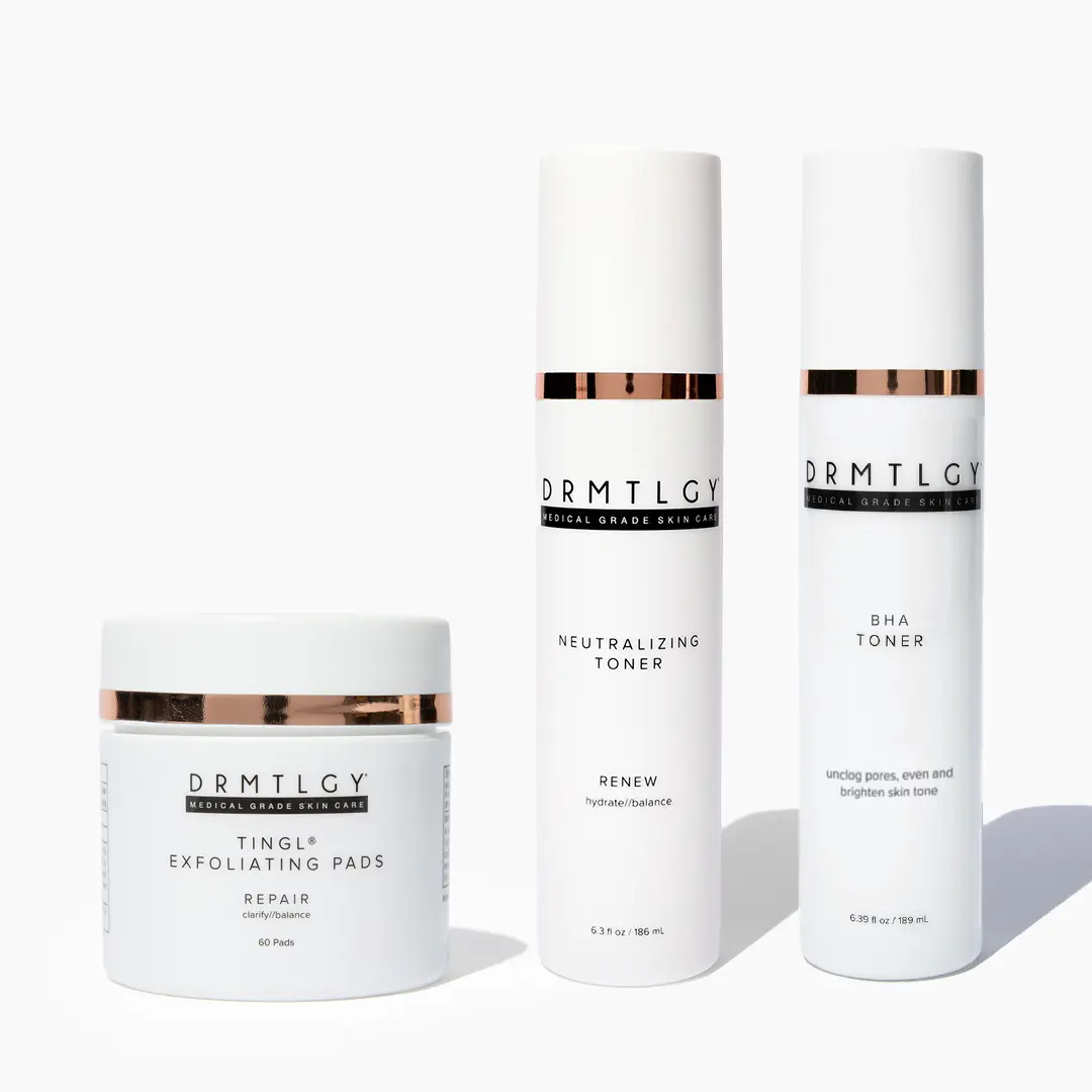 Toner Collection - TINGL Exfoliating Pads, Neutralizing Toner, and BHA Toner Toner Collection - TINGL Exfoliating Pads, Neutralizing Toner, and BHA Toner