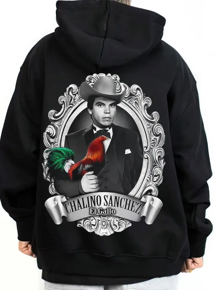 Chalino Sanchez Graphic Sweatshirt Hoodie T-Shirt Digital Style Printed Outdoor, Chicanos Clothing, Cholo Clothes, Mexican Chicano Clothings Outfit Streetwear Lowrider Gangsta