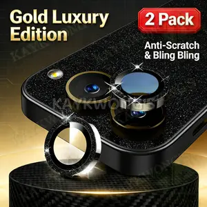 KAYKWONG'S 2 Pack Protective Glass Lens Film For Samsung Galaxy Z Fold 7/6/5/4 & Flip 7/6/5/4 Series , Aluminum Alloy Camera Cover, Scratch-Resistant, Anti-Fingerprint, Accessories