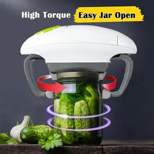 Yaclo  Automatic Jar Opener, Deluxe Model with Improved Torque, Kitchen Gadgets for Home, Electric Handsfree Easy Jar Opener – Works on All Jar Sizes, As Seen on TV