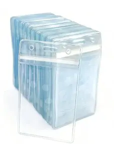 Transparent Soft Waterproof Card & Holder Student Card & Work Card Cover For Exhibition & Factory Use Card Sticker Card Cover Card Cover Card Holder Wallet Business Card Holder Credit Card Holder Id Card Holder Women For Women For Men Card Wallet