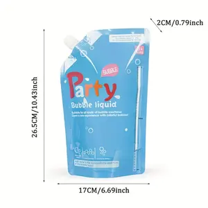 Concentrated Bubble Solution Soap Bubble Solution Bubble Gun Accessories Soap Bubble Solution Bubble Refill Solution Can Be Used To Make More Than 1000ml Of Bubble Refill Solution,Endless Fun for Kids and Adults,Outdoor Party Entertainment Toy