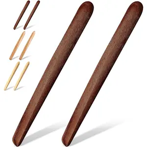 2pcs 11inch Stirring Rod for Sourdough Stirring Rod Bread Stirring Rod Bread Making Tool Paddle Wooden Cork for Sourdough Stirring Rod Spatula Kitchen Cooking