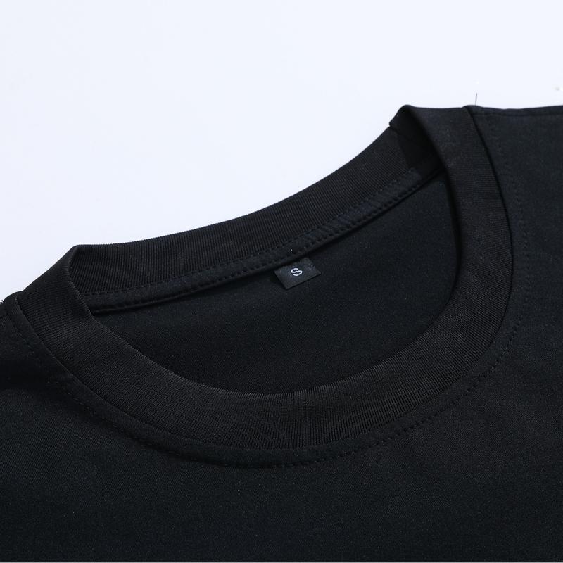 Oversized Street Graphic Slogan Cropped T-Shirt With Loose Fit Men's Cropped Tops, Streetwear