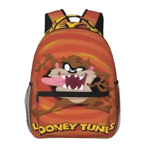 Large capacity Tasmanian devil backpack Tasmanian devil merch Laptop Backpack Looney tunes toys Full Print School Bookbag Shoulder Bag  Multipurpose Travel Daypack perfect for Back to School, party and holiday gifts