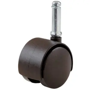 Shepherd Hardware 9741 2 in. Twin Wheel Stem Caster- Black