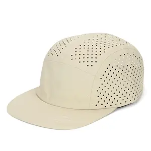 Men's Perforated 5-Panel Cap - Classic Style for Men