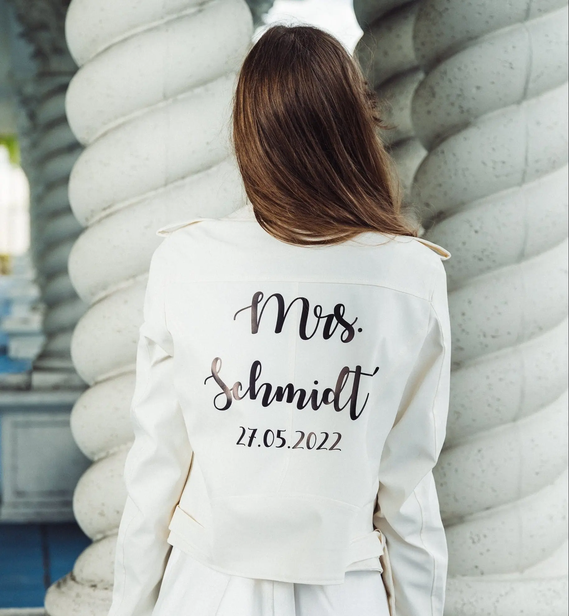 Bridal Faux Leather Jacket