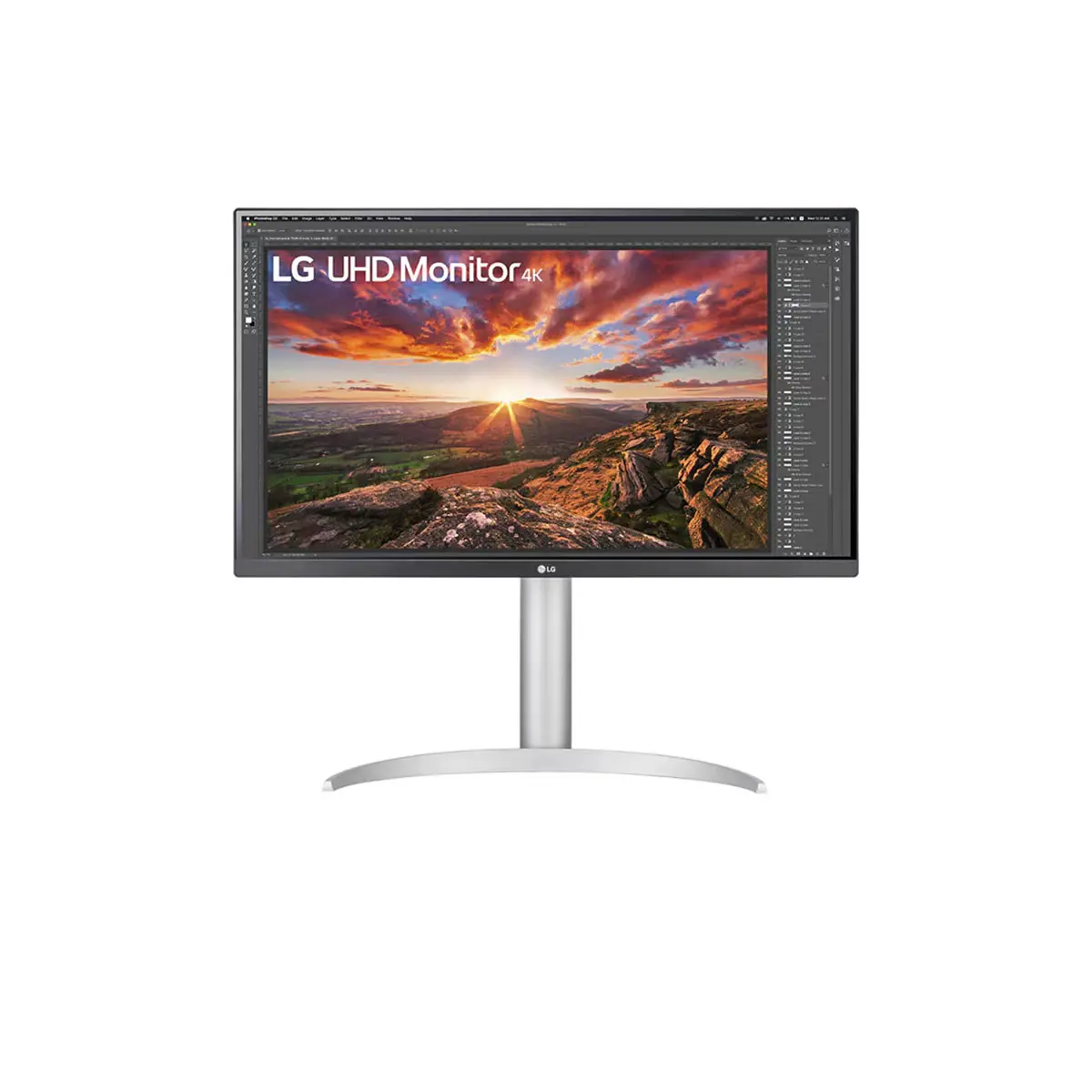LG 27BP85UK-W 27" 16:9 4K Ultra HD IPS LCD HDR Monitor, White