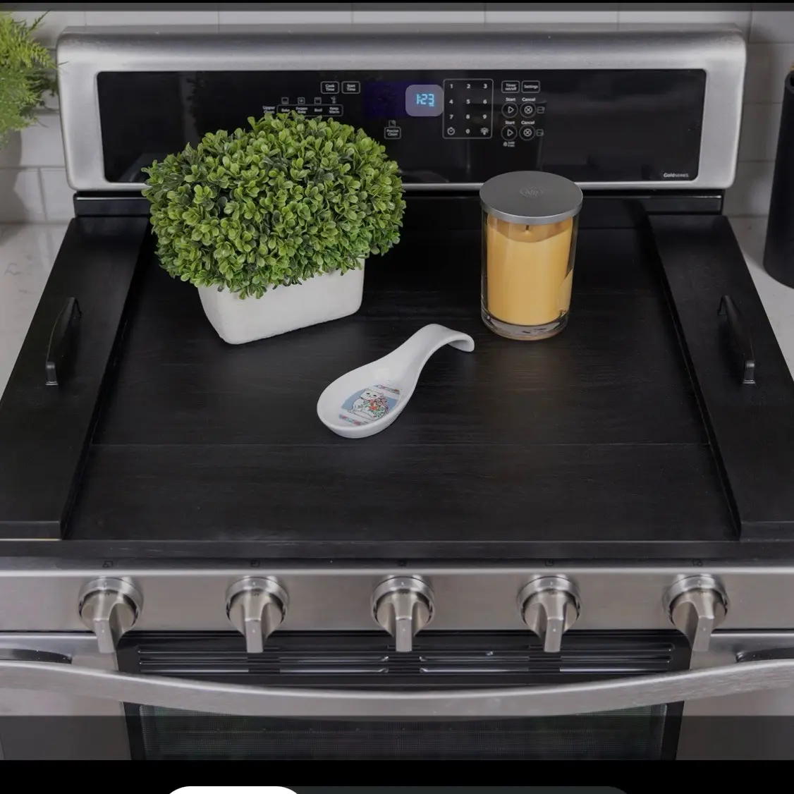 Noodle board stove cover Noodle board stove cover