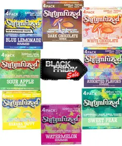 Shrumfuzed - Premium Fruit Gummies – Assorted Flavors (4 Pack)