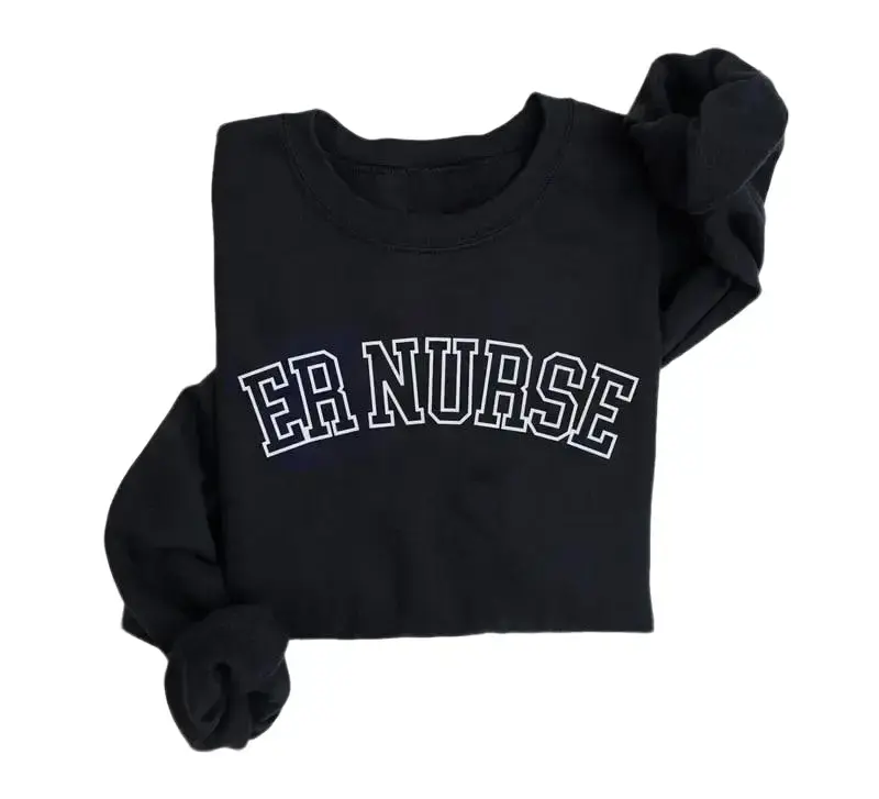 Emergency Nurse Sweater, ER Nurse Sweatshirt & Tshirt, ER Nurse Crewneck Sweatshirt, ER Nurse Appreciation Gift Shirt, Emergency Department Shirt