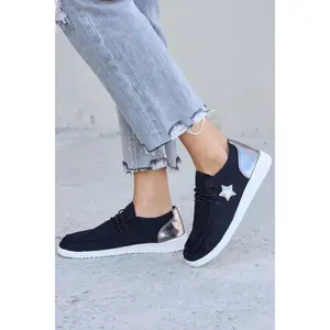 Men's Forever Link Star Lace-Up Casual Flat Trainers, Men's Casual Footwear Shoe