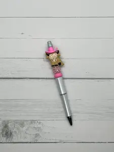 JWatson - Cow Obsessed - Beaded Ballpoint Pen