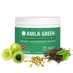 Anti-Inflammatory Decaf Green Tea – 20x Concentrated Organic Indian Gooseberry | Decaf Flavor | Lower Blood Sugar, Cholesterol, Blood Pressure