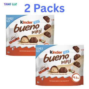 Milk Chocolate and Hazelnut Cream, Family Pack, Individually Wrapped Chocolate Bars, 9.5 oz