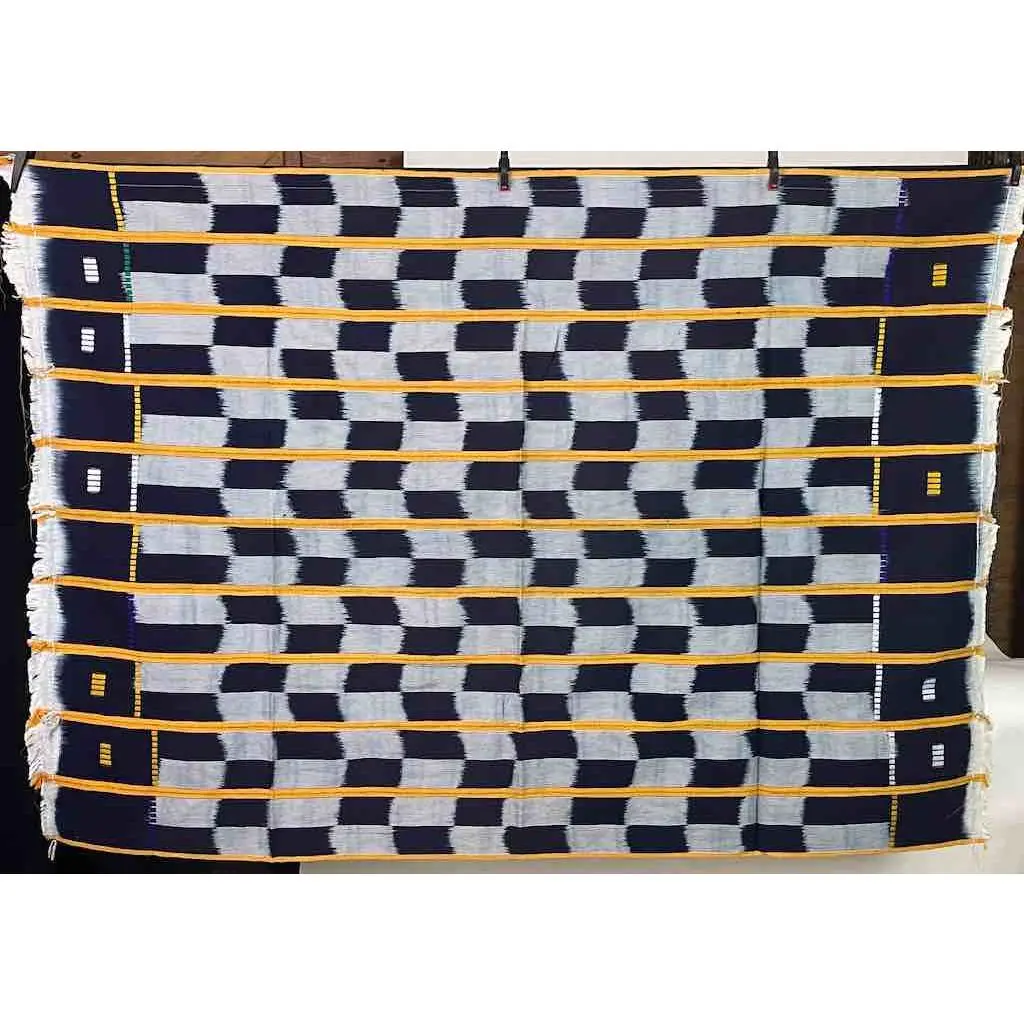 Baule African Cloth Textile "Wrapper" | 58" x 42"