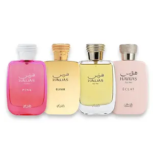 Rasasi Hawas Eau De Parfum (EDP) - Pink, Elixir, Her, Eclat Variants - 100ml (3.4 oz) Unisex Wear Fragrance with Sweet-Fruity and Citrus Accents