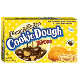 3x Cookie Dough Bites Peanut Butter Theater Box 3.1oz Peanut Butter