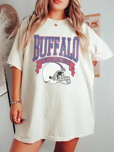 Vintage Bu.ff.alo Colors T-Shirt  for Football Game Day