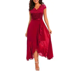LacePartyGownLongPartyEveningBridesmaidWomenswearBasicfloralbacklessshortsleevelongroundbodyconasymmetricaltiedyetargetathleticwearwomansleevelessdenimprinttiewaistyellowhomecomingdressstraplesssummerneck