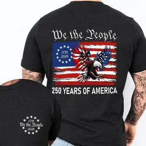 [Today Deal] Vintage 250th America Anniversary Unisex Shirt-Sweatshirt-Hoodie, Fourth of July Shirt, US 250 Years Shirt, We The People Graphic Tee, Vintage Independence Day Hoodie Shirt, Patriotic Tee with USA Flag Shirt, Hoodie Men