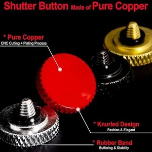 Camera Shutter Button Upscale and Delicate Soft Shutter Release Button