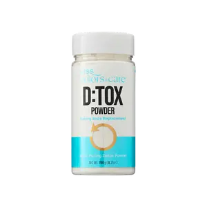 Kiss Colors & Care D:TOX Hair Detox Powder, Gunk-Pulling Baking Powder Formula, 8 oz.