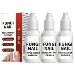 3PCS  Toenail Fungus Treatment Extra Strength, Antifungal Solution for Toenail or Fingernail, Triple Action Formula for Remove Fungal, Repair and Renewal Damaged Nails, 0.5 Fl Oz,fungi nail,Nail Repair Solution,Removes Fungus