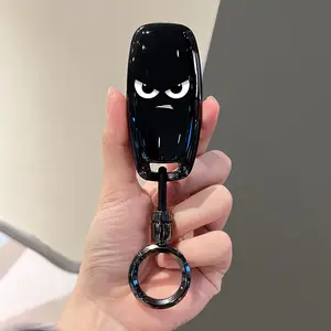 ACEBOY for Nissan Key fob Cover with  Keychain,TPU Key case,Compatible with 2023 2024 Pathfinder Rogue ect,New Remote Smart Key