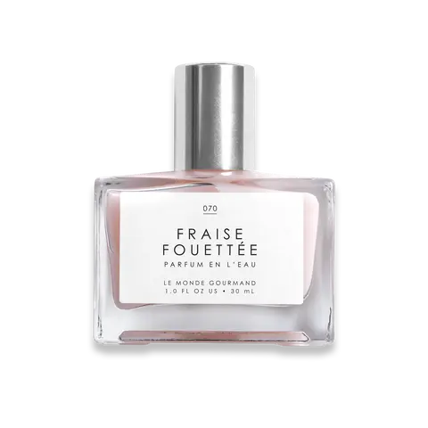 Le Monde Gourmand Fraise Fouetée EDP - 19.5 oz Bottle with Silver Cap & Clear Glass Floral Fruity Fragrance Parfum Perfume Scented Regular Edition