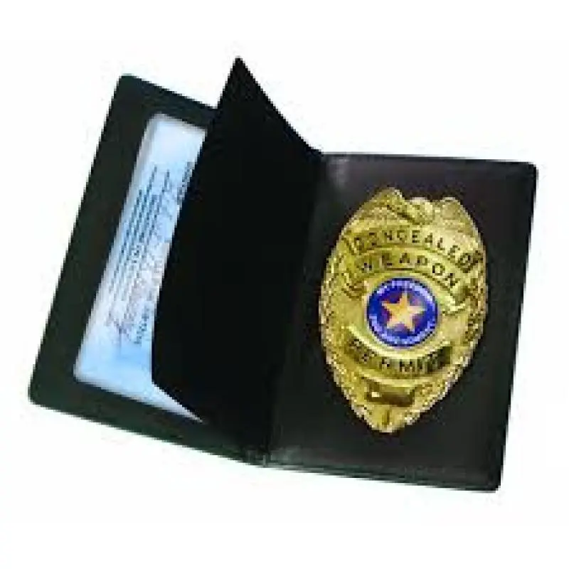 Concealed Carry Badge and Wallet Concealed Carry Badge and Wallet