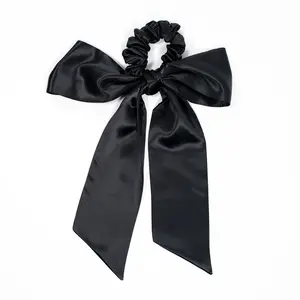 NEW! SILK MAGIC SCRUNCHIE & RIBBON SET - BLACKOUT