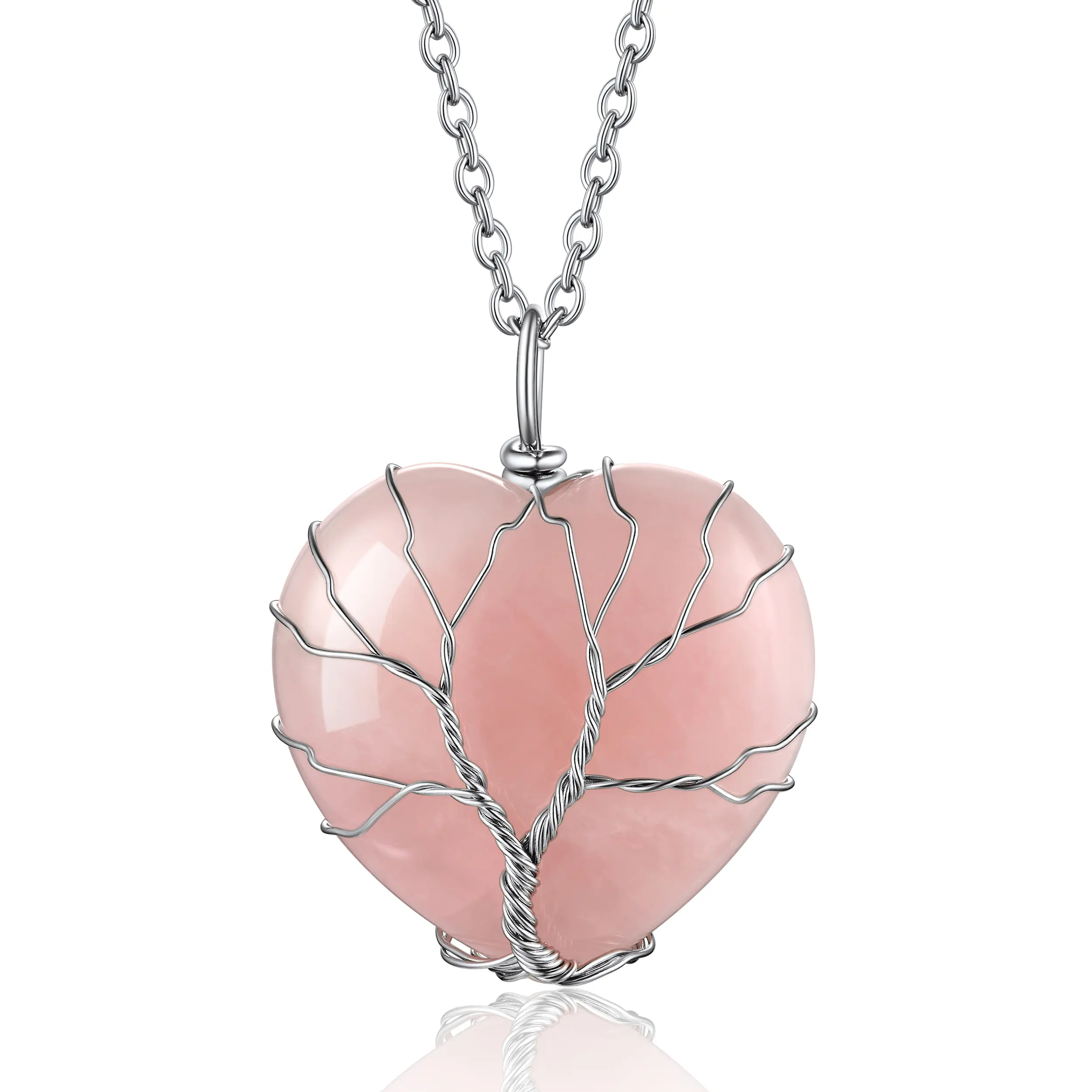 Heart-Synthetic Pink Tourmaline