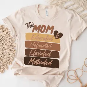 Melanated Mom Shirt, Black Mom Shirt, Gift For Mom, Mother's Day Shirt, Mother's Day Gift, Black History