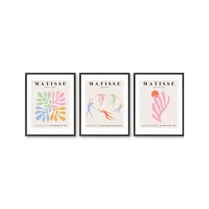 Pastel Henri Matisse Set of 3 - Artistic Wall Decor Print for Room Aesthetic and Vibe
