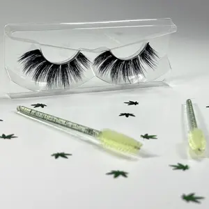 Durban Poison 3D Mink Eyelashes Fluffy Soft False Eyelash Dramtic Thick Curly Cross Fake Eye Lashes Extension Makeup Tool Sixdian Cruelty Free