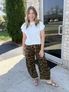 Camo Barrel Jeans Camo Barrel Jeans