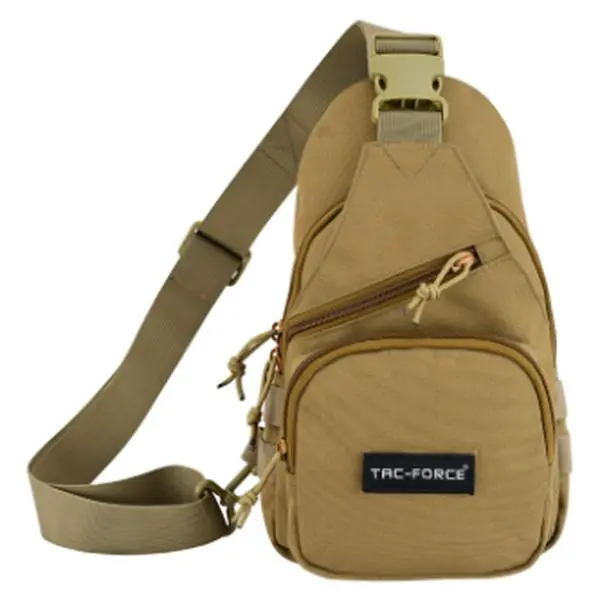 Tac-Force Outdoor Tactical Sling Bag, Military Sports Crossbody Shoulder Back Pack for Every Day Carry