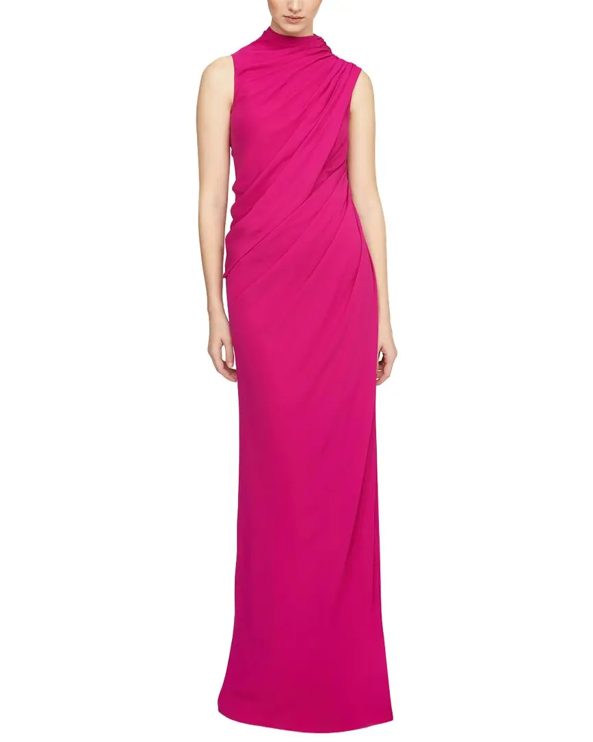 Halston Essia Georgette Gown