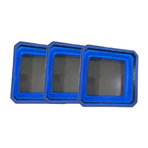 Blue Magnetic Storage Box Organizer Bowl, Toolbox Storage Box, Durable Silicone Foldable Tray for Screws Tools Small Parts, Easy Store Transport Design