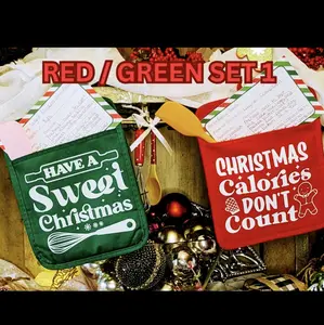 6 Piece Decorative Potholder Gift Set