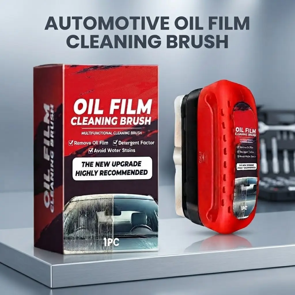Automotive Oil Film Cleaning Brush – Car Clear Vision Glass Cleaner for Car Windows– Car Windshield Cleaner for Cleaning Brush and Improving Windshield Clarity & Visibility.,toolupgrade