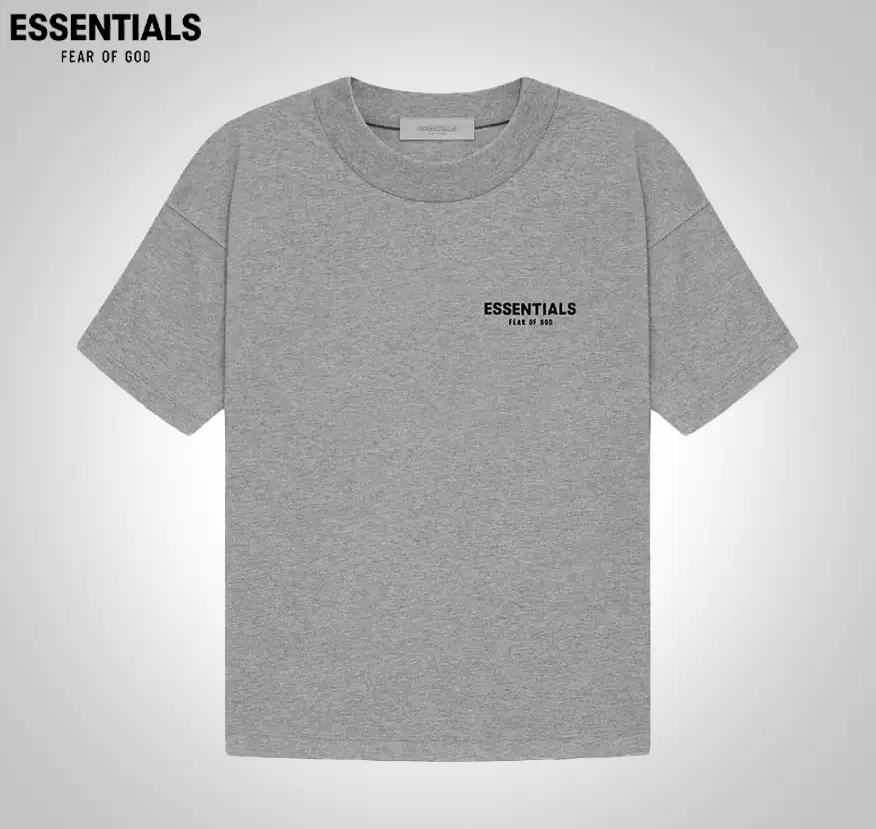 Fear of God Essentials Tee 100% Cotton Oversized Heavyweight T-Shirt Unisex Streetwear Vintage Graphic Casual Loose Fit Short Sleeve Crewneck Top