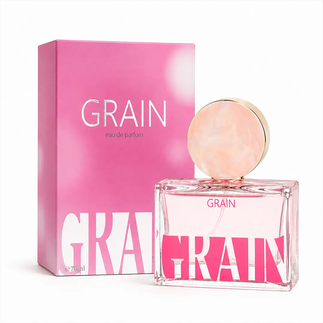 GRAIN Women’s Perfume, 70ml Eau de Parfum | Fresh Fruity Floral & Soft Milky Woody Scent | Holiday Gift | Long-Lasting Summer Fragrance for Her|long lasting perfume for women|date night perfume