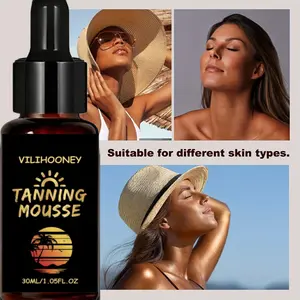 1pc Instant Bronze Glow Tanning Oil, Fast Sun Tanning Oil, Hydrating, Moisturizing & Even Tan, Quick Bronzing Lotion for Smooth Skin Tone, Tanning Mousse