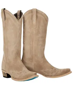Lane Women's Lexington Suede Tall Western Booties Snip Toe - Lb0488j