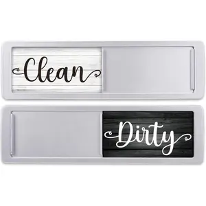 Dishwasher  Clean Dirty Sign,  Clean and Dirty  for Dishwasher, Universal Dirty or Clean Dishwasher  , Clean/Dirty Farmhouse Dark  Dish Wash Sign