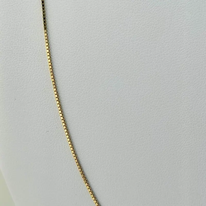 14kt Solid Box Chain